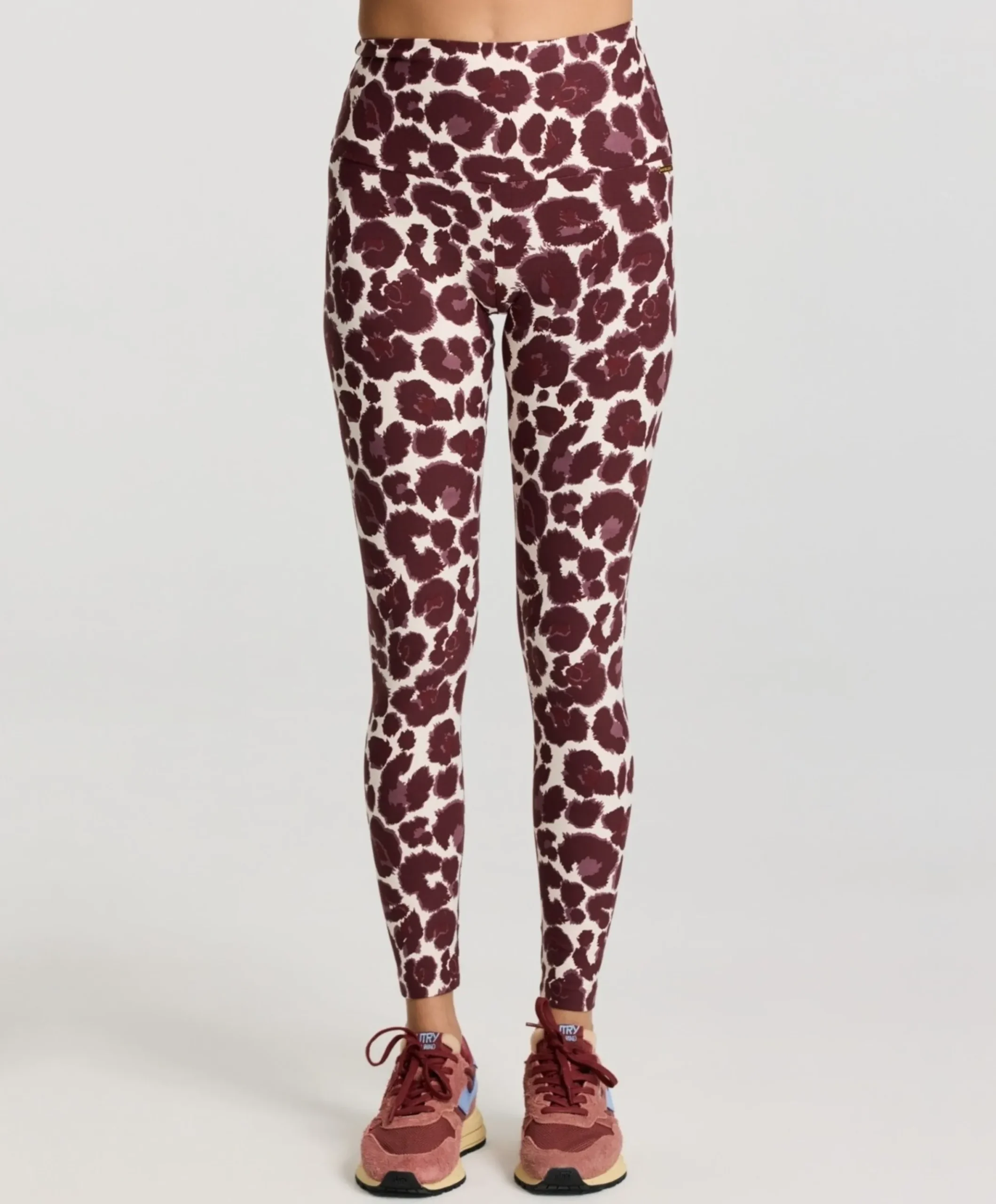 Classic High Waistband dames tights bordeaux