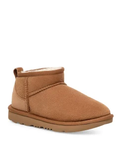Classic ultra mini l meisjes enkellaarzen bruin