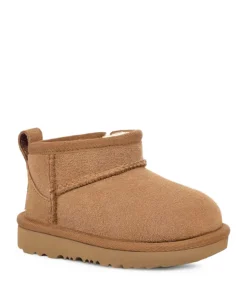 Classic ultra mini meisjes enkellaarzen beige