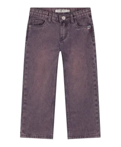 Colored Wide Denim meisjes jeans paars