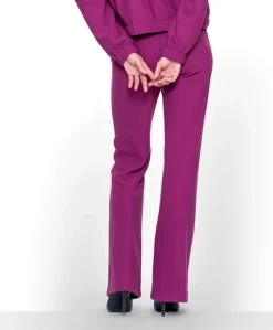 Comfy dames broek paars