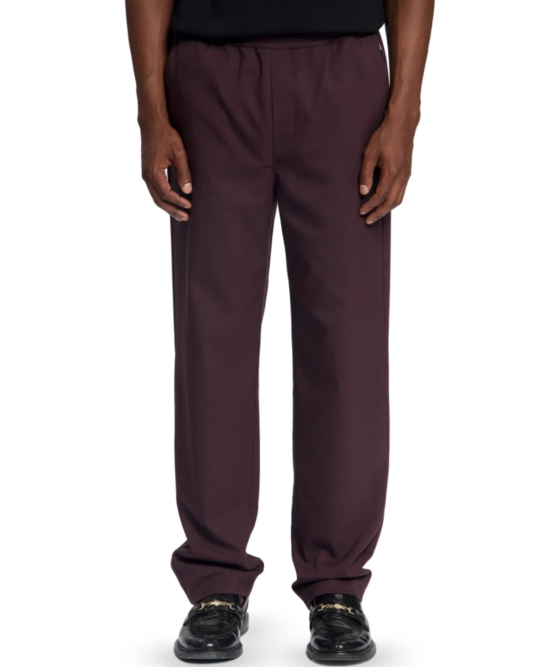 CONDOR BRUSHED TWILL PANT heren broek paars