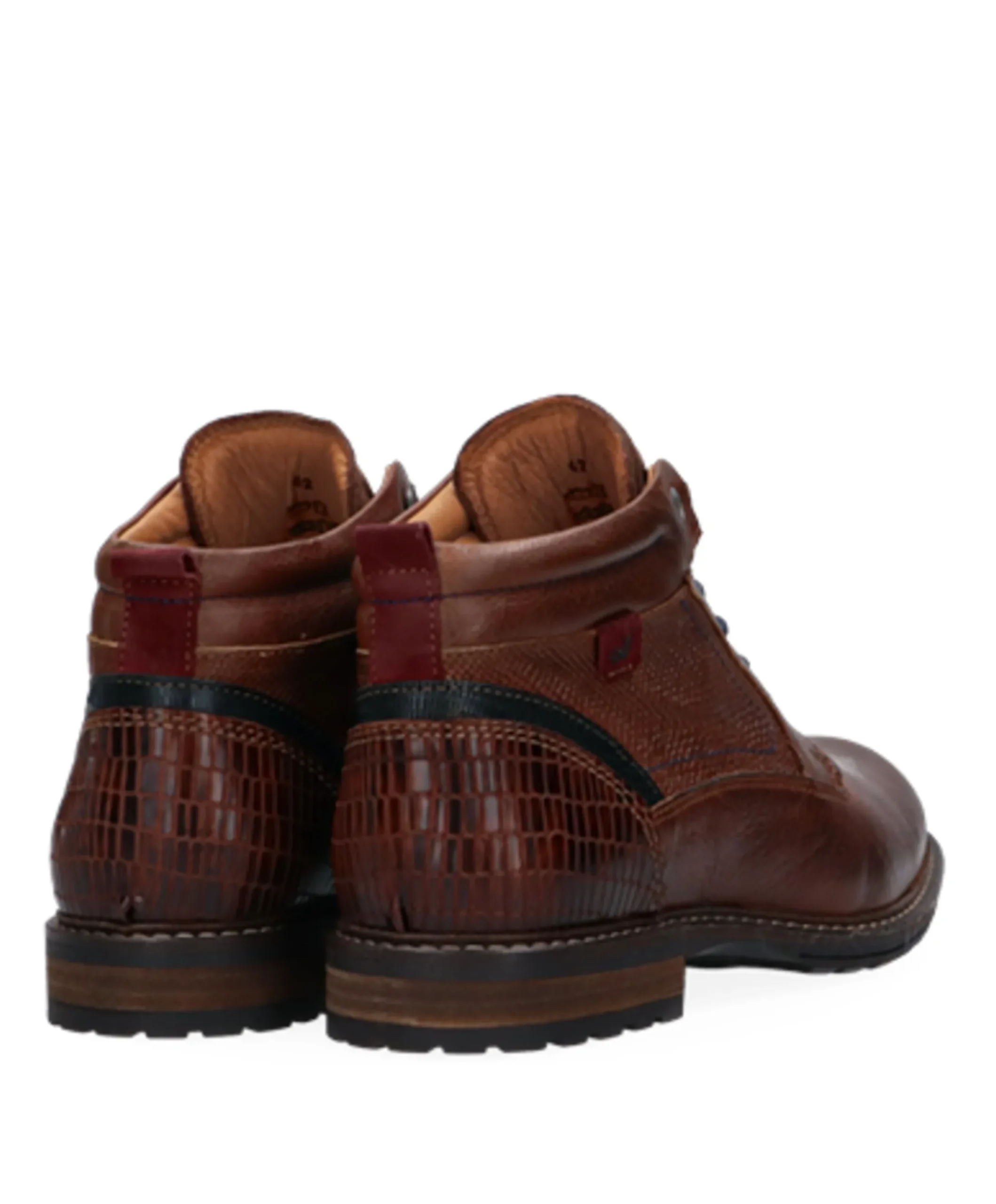 Conley heren veterboots blauw