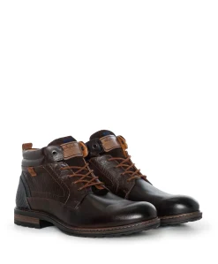 Conley heren veterboots bruin