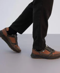 Connery heren sneakers bruin
