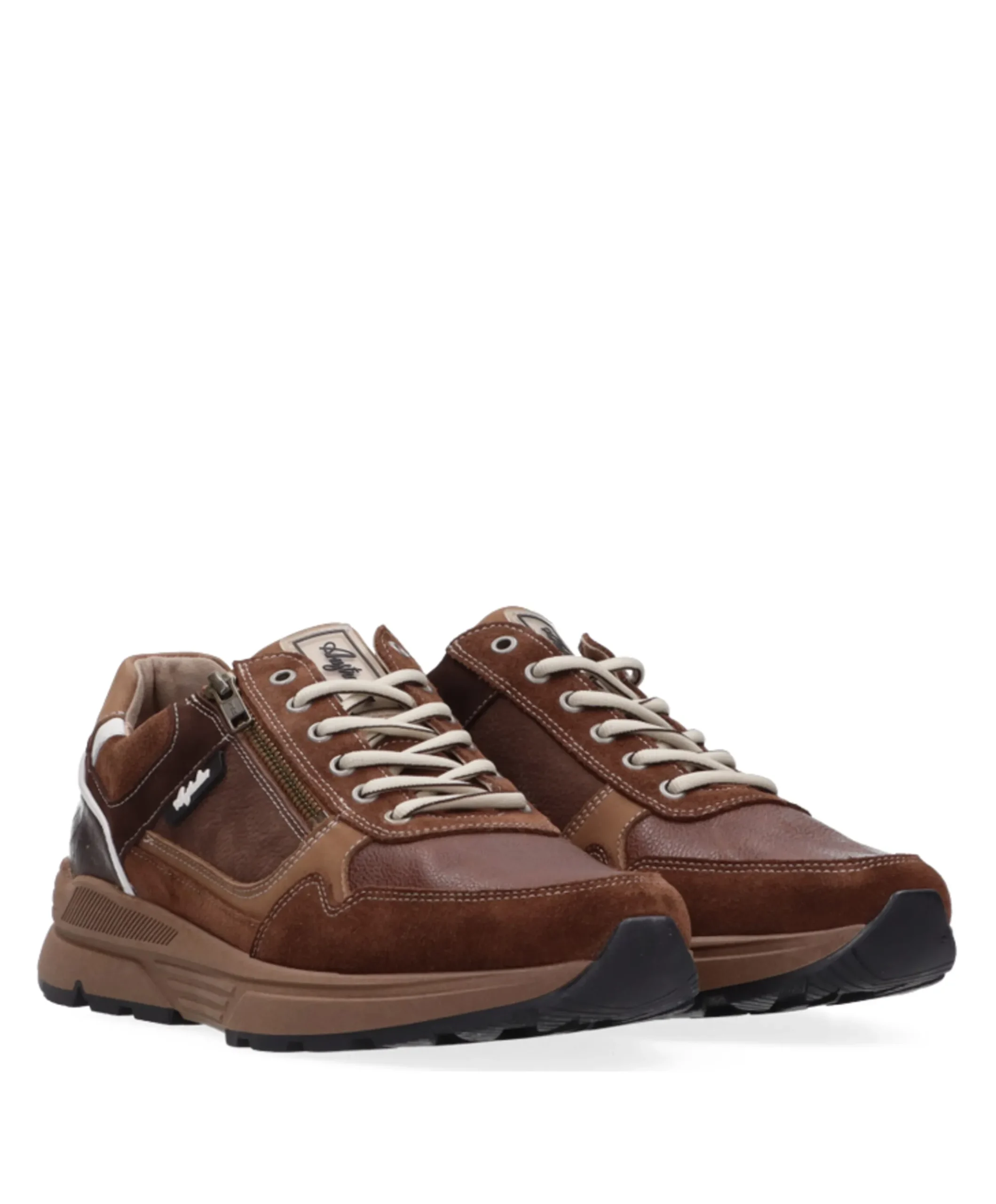 Connery heren sneakers bruin