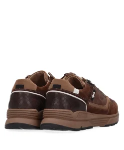 Connery heren sneakers bruin