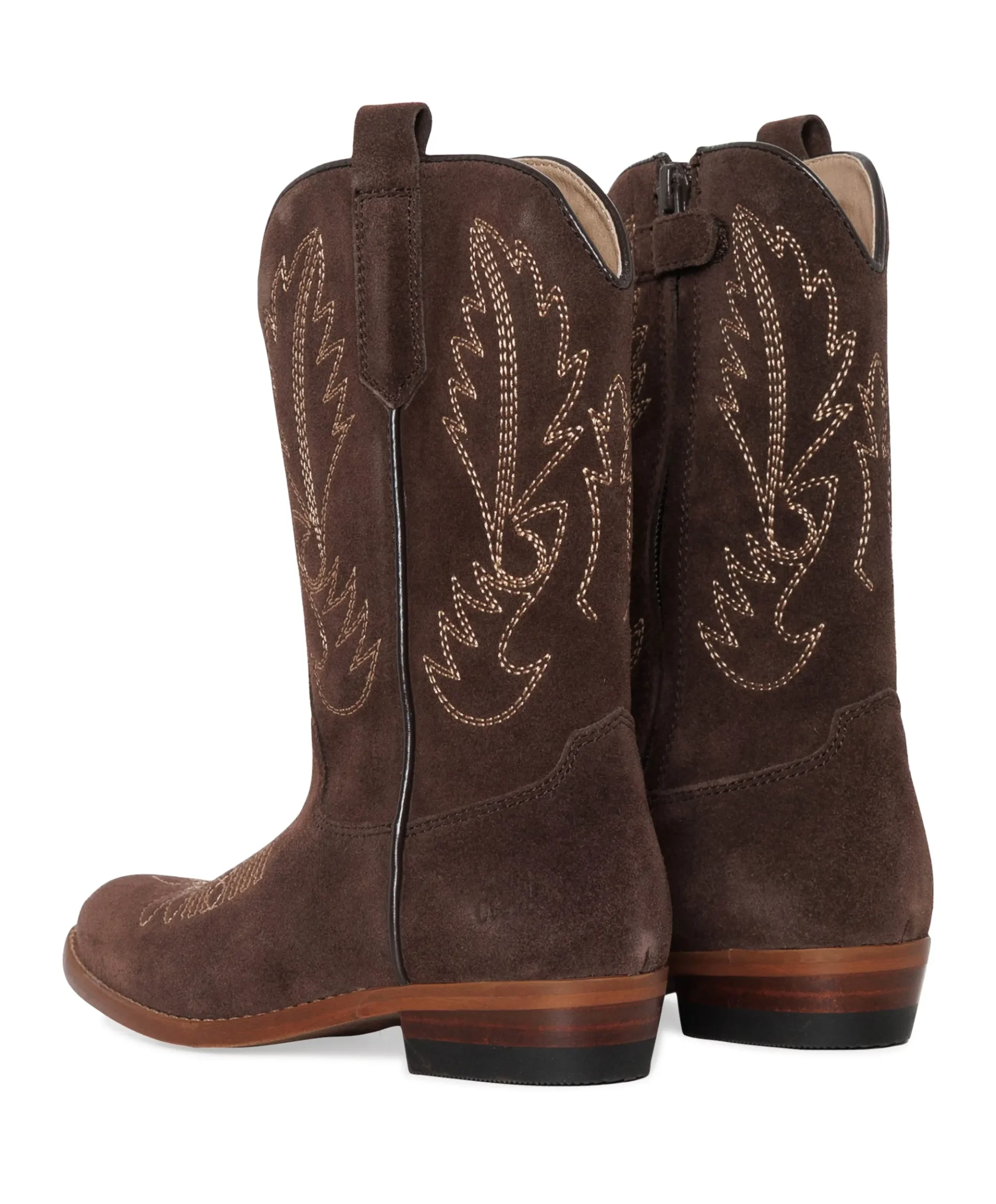 Country cuero meisjes laarzen bruin