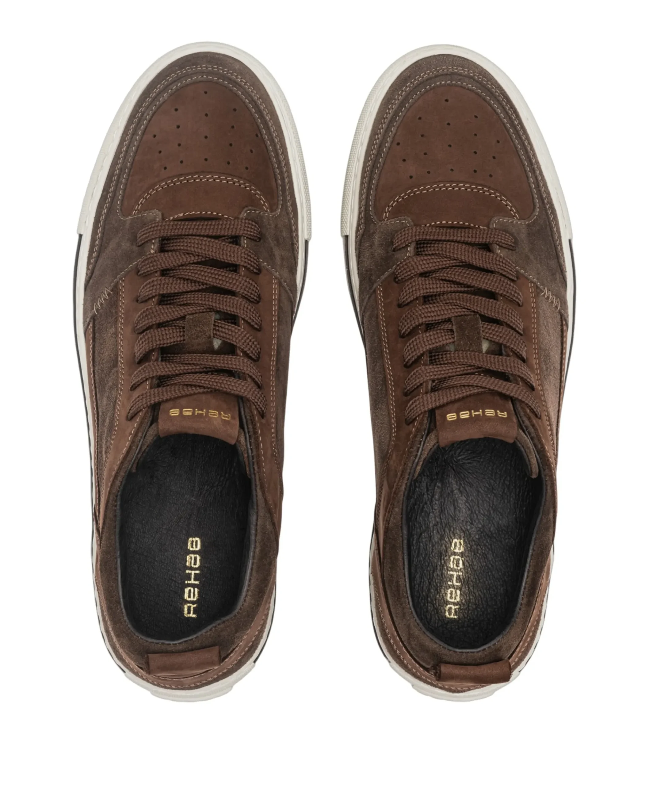 CREON MIX heren sneakers bruin