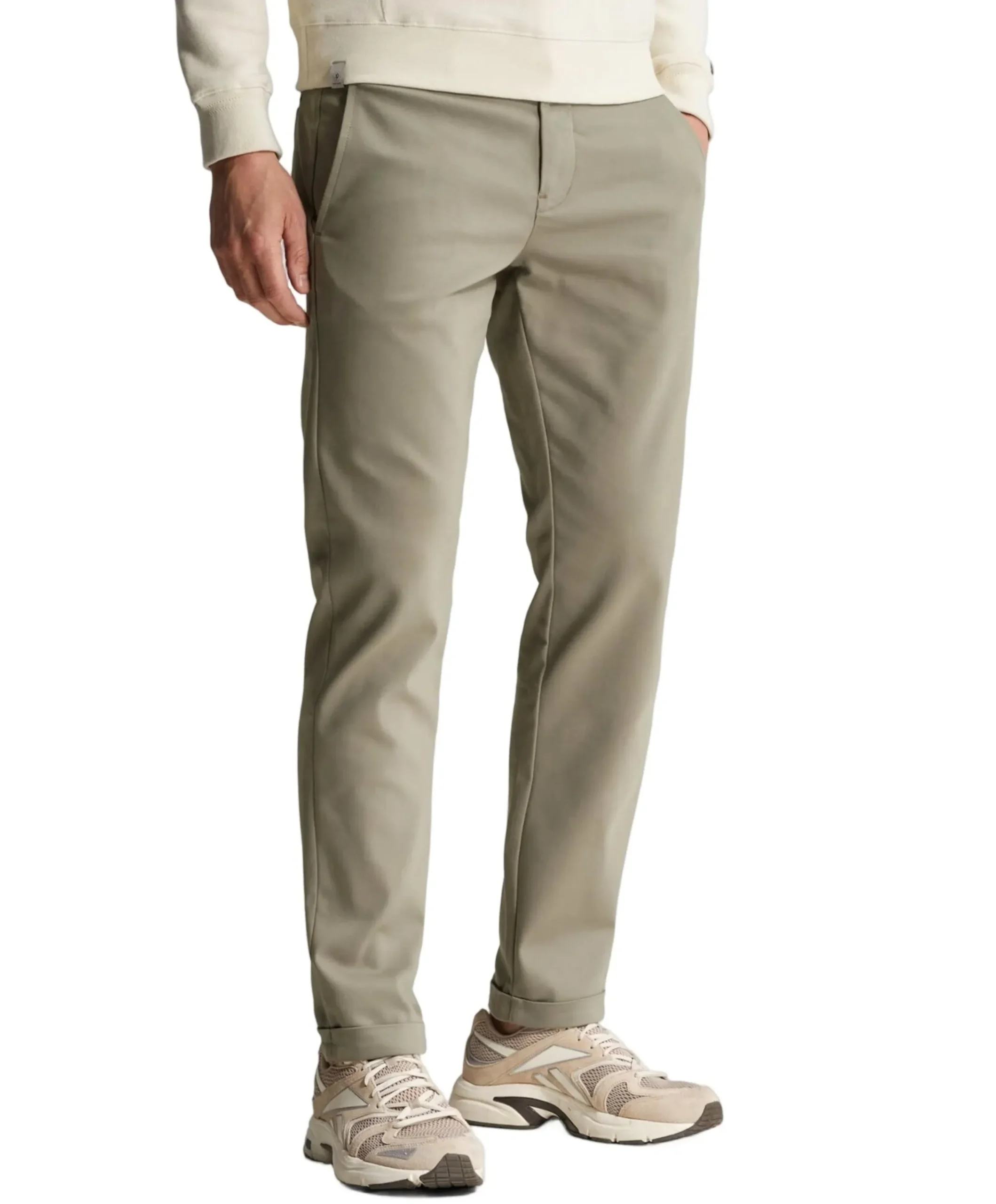 CYLAS CHINO MEGDA POWER heren broek groen