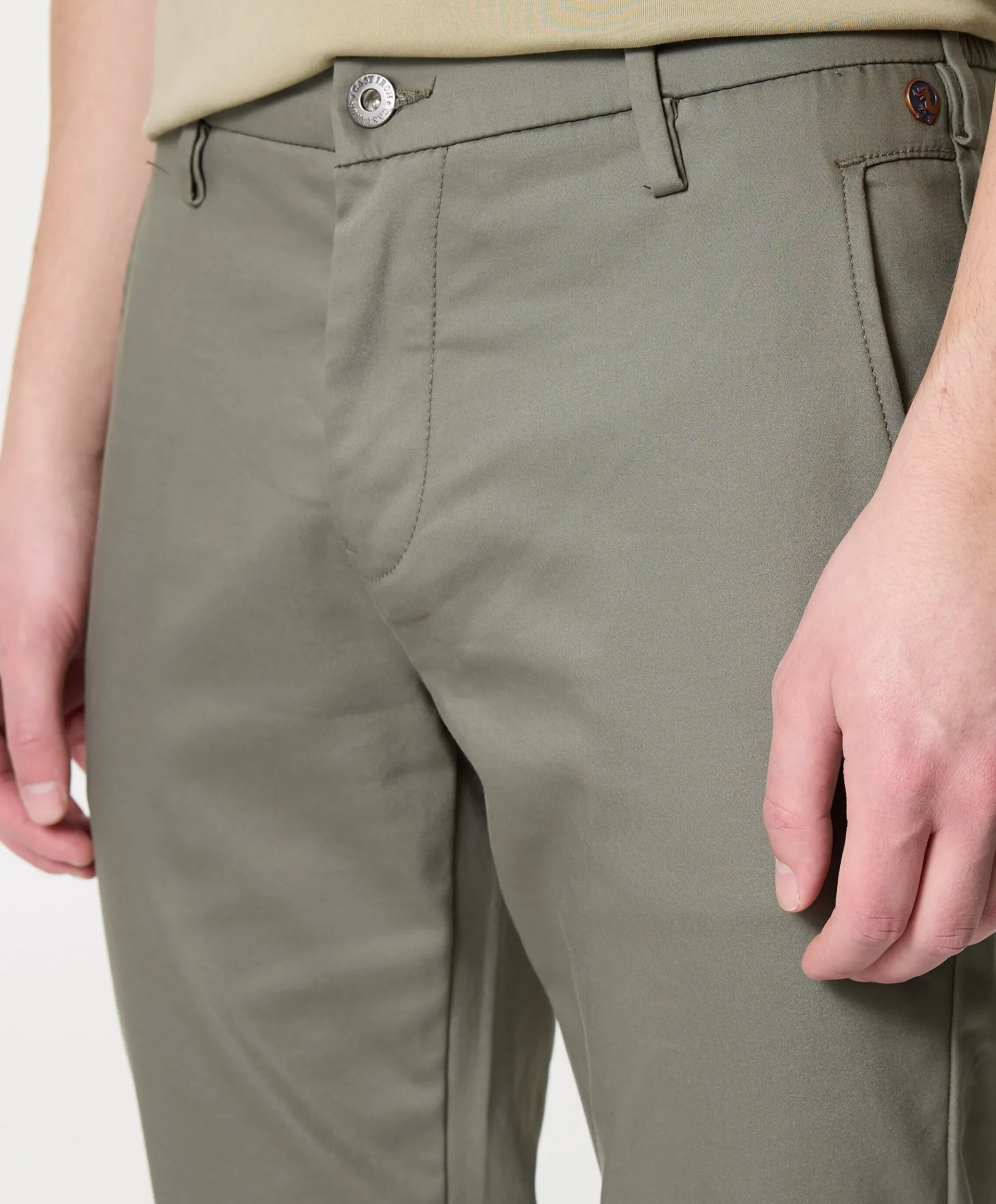 CYLAS CHINO MEGDA POWER heren broek groen