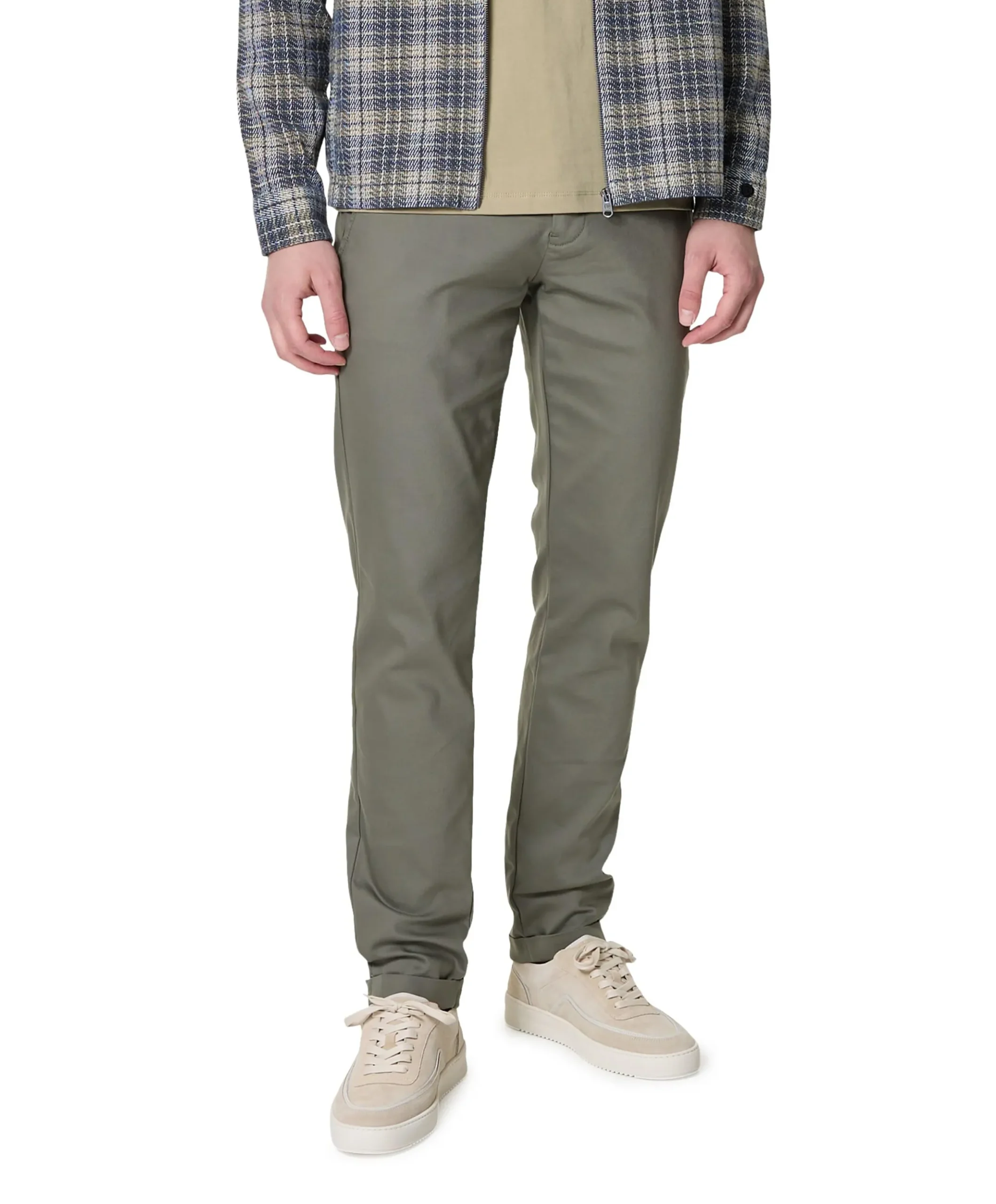 CYLAS CHINO MEGDA POWER heren broek groen