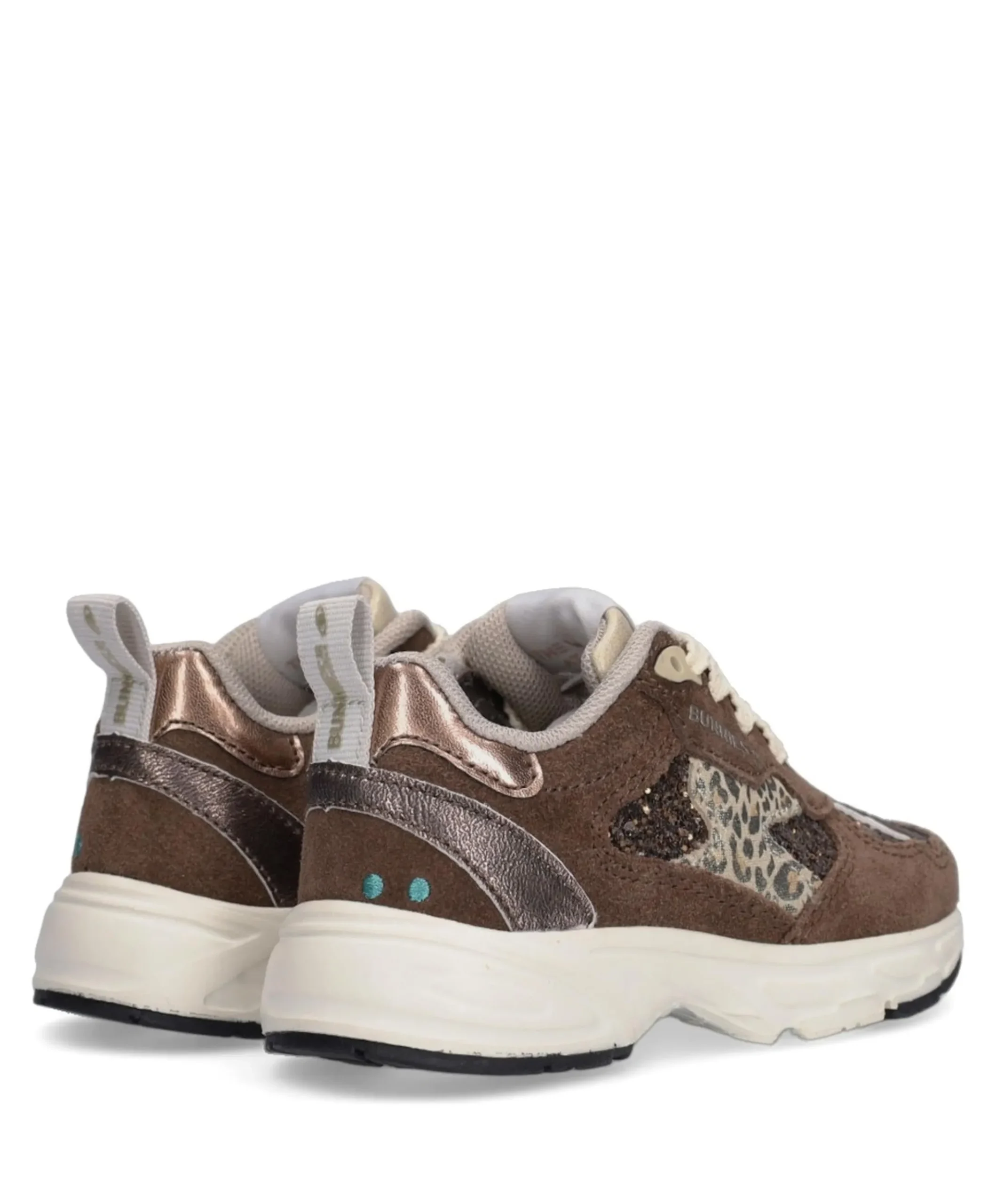 Daan Dash meisjes sneakers bruin