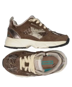 Daan Dash meisjes sneakers bruin