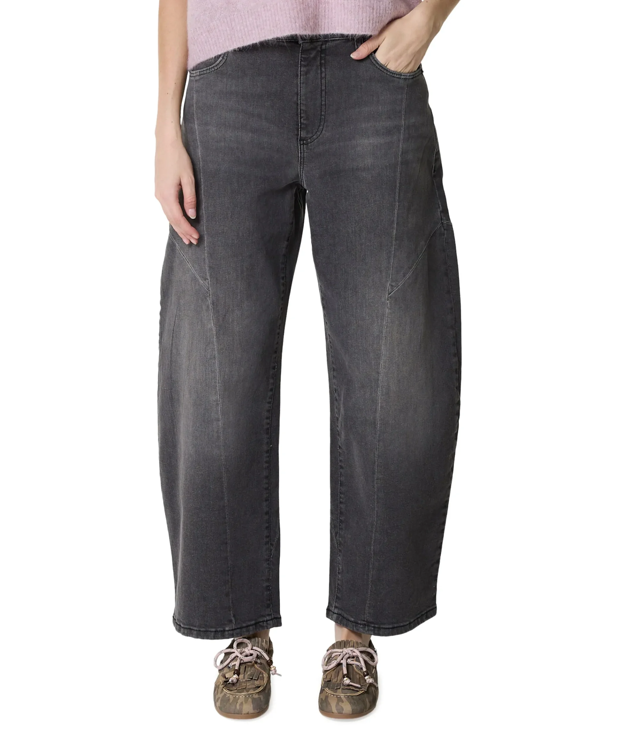 DAKOTA dames jeans grijs