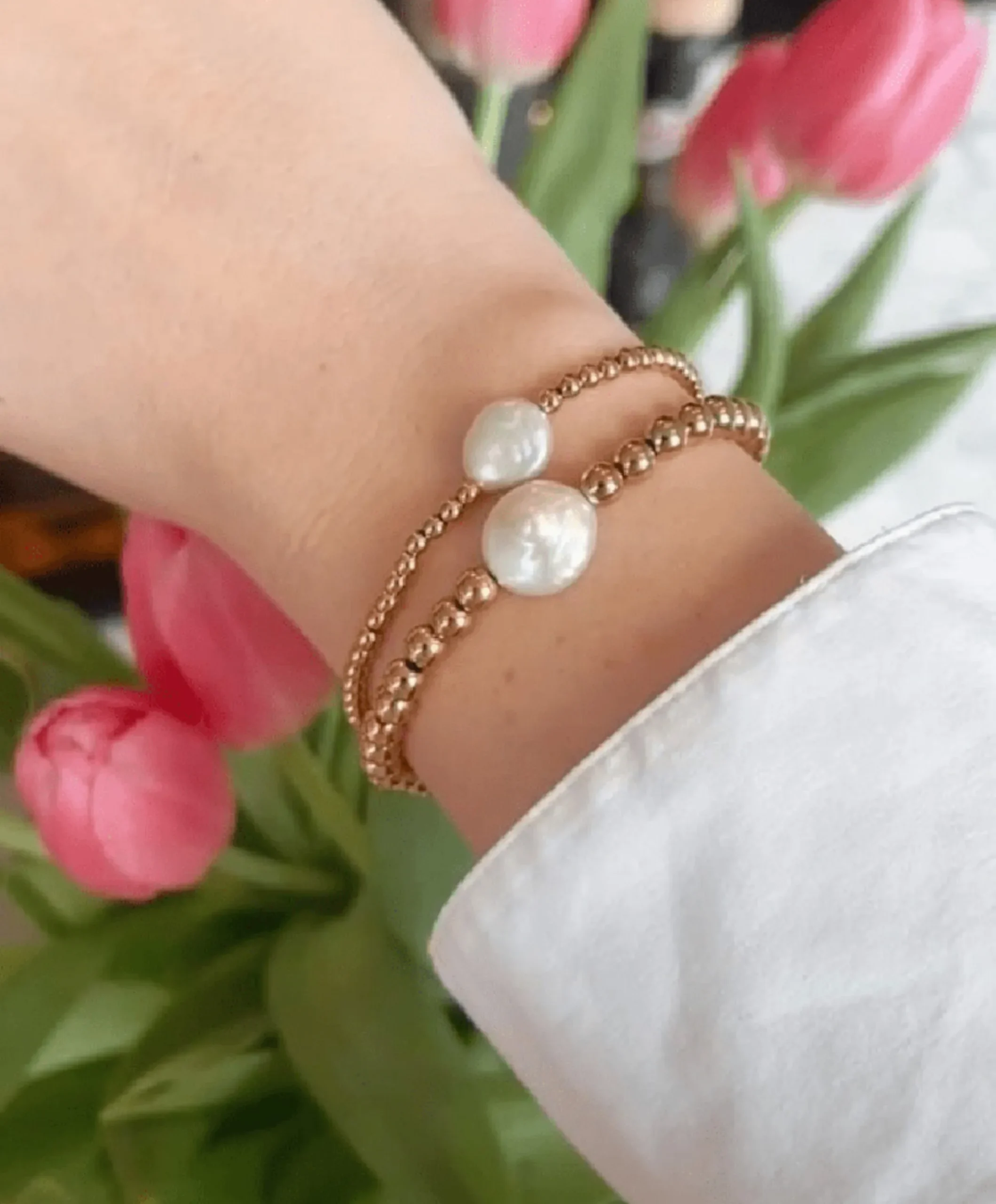 Dames armband goud