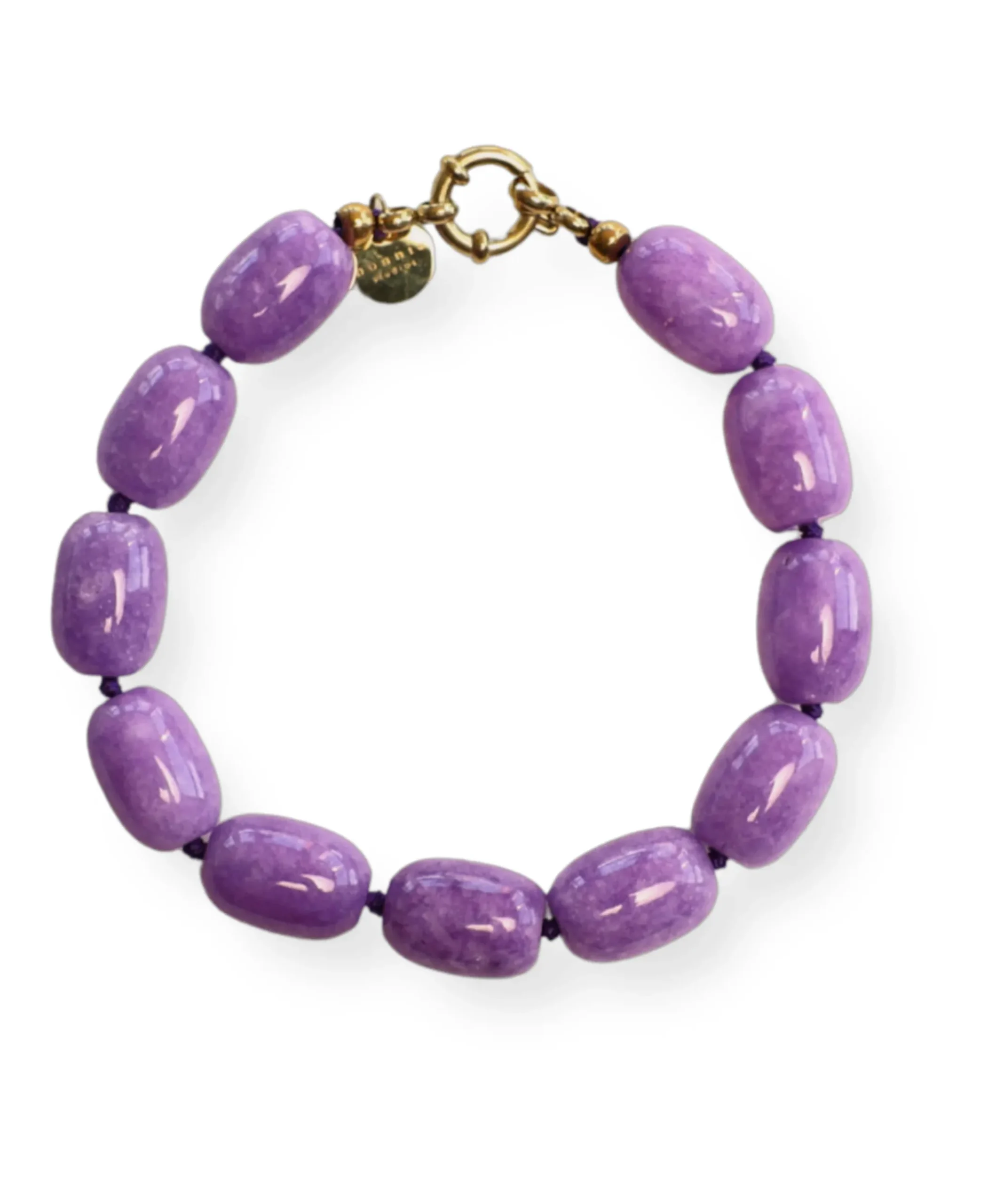 Dames armband paars
