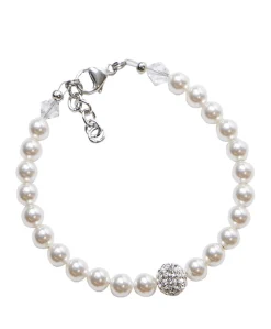 Dames armband wit