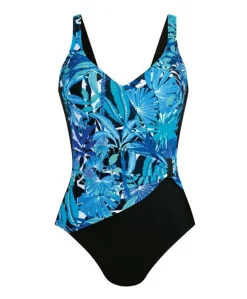 Dames badpak blauw