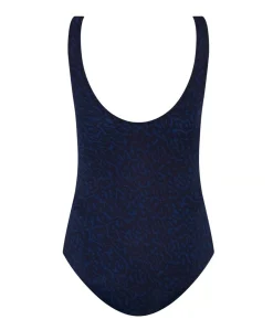 Dames badpak blauw