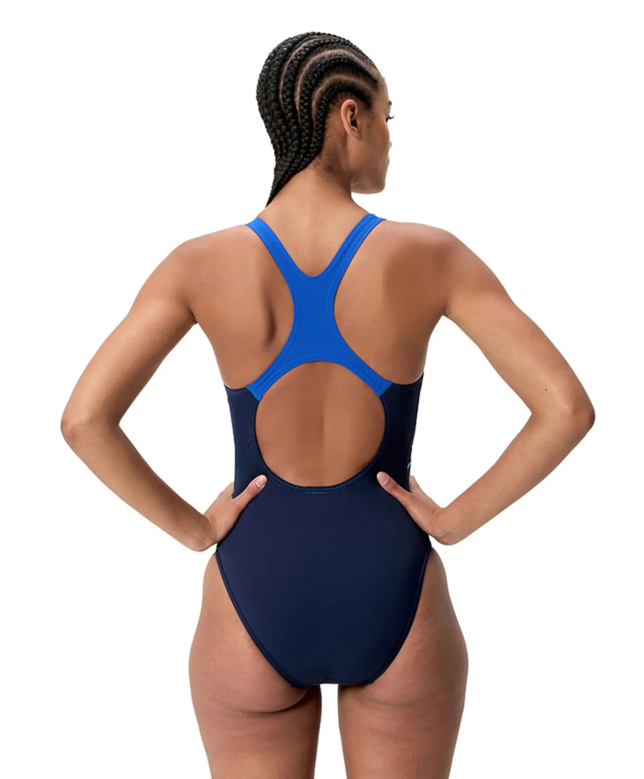 Dames badpak blauw