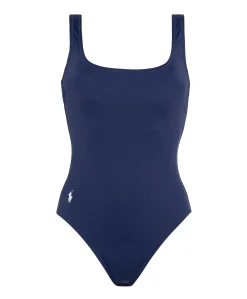 Dames badpak blauw