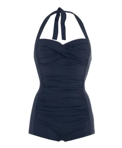 Dames badpak blauw
