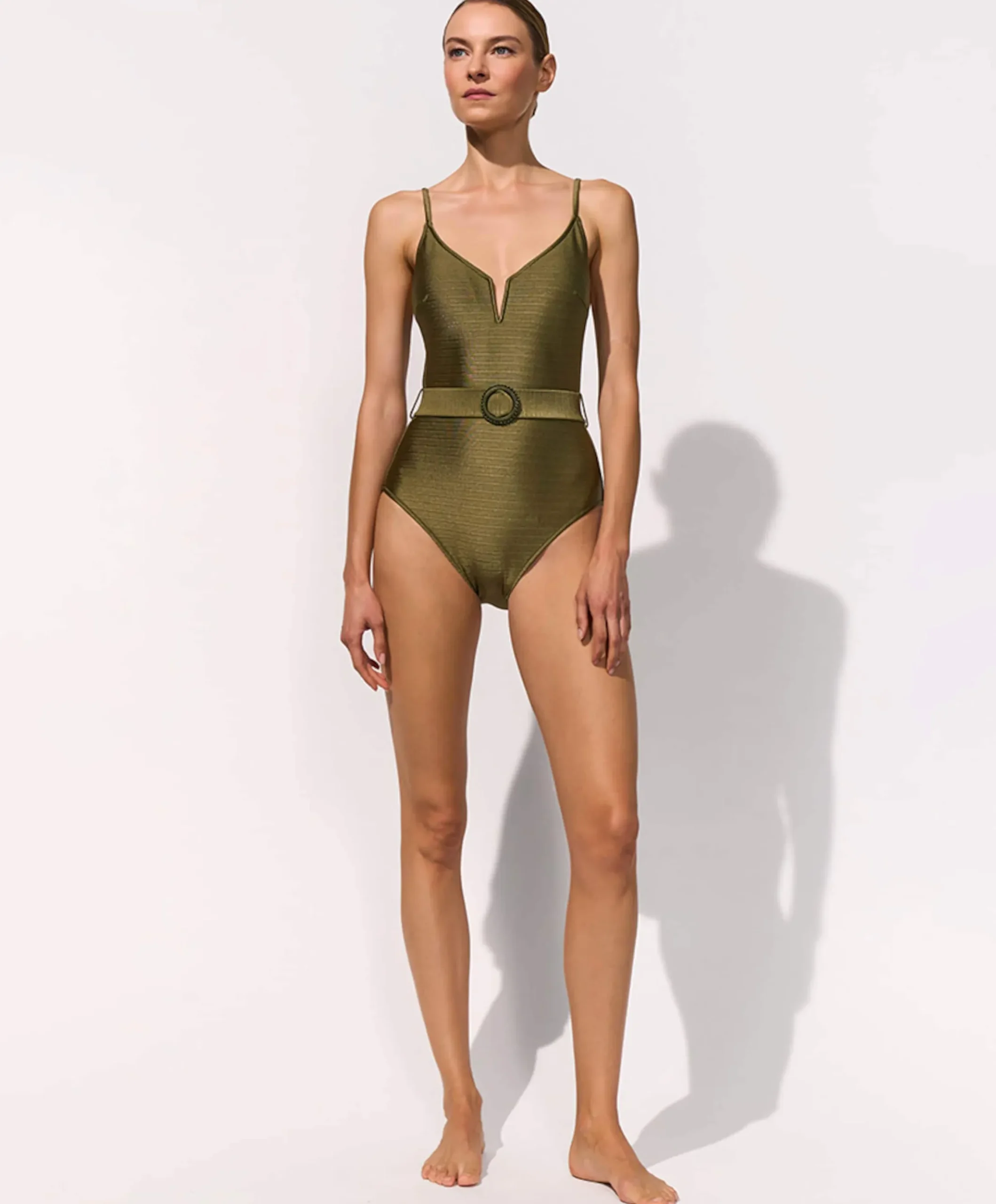 Dames badpak groen