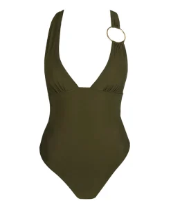 Dames badpak groen
