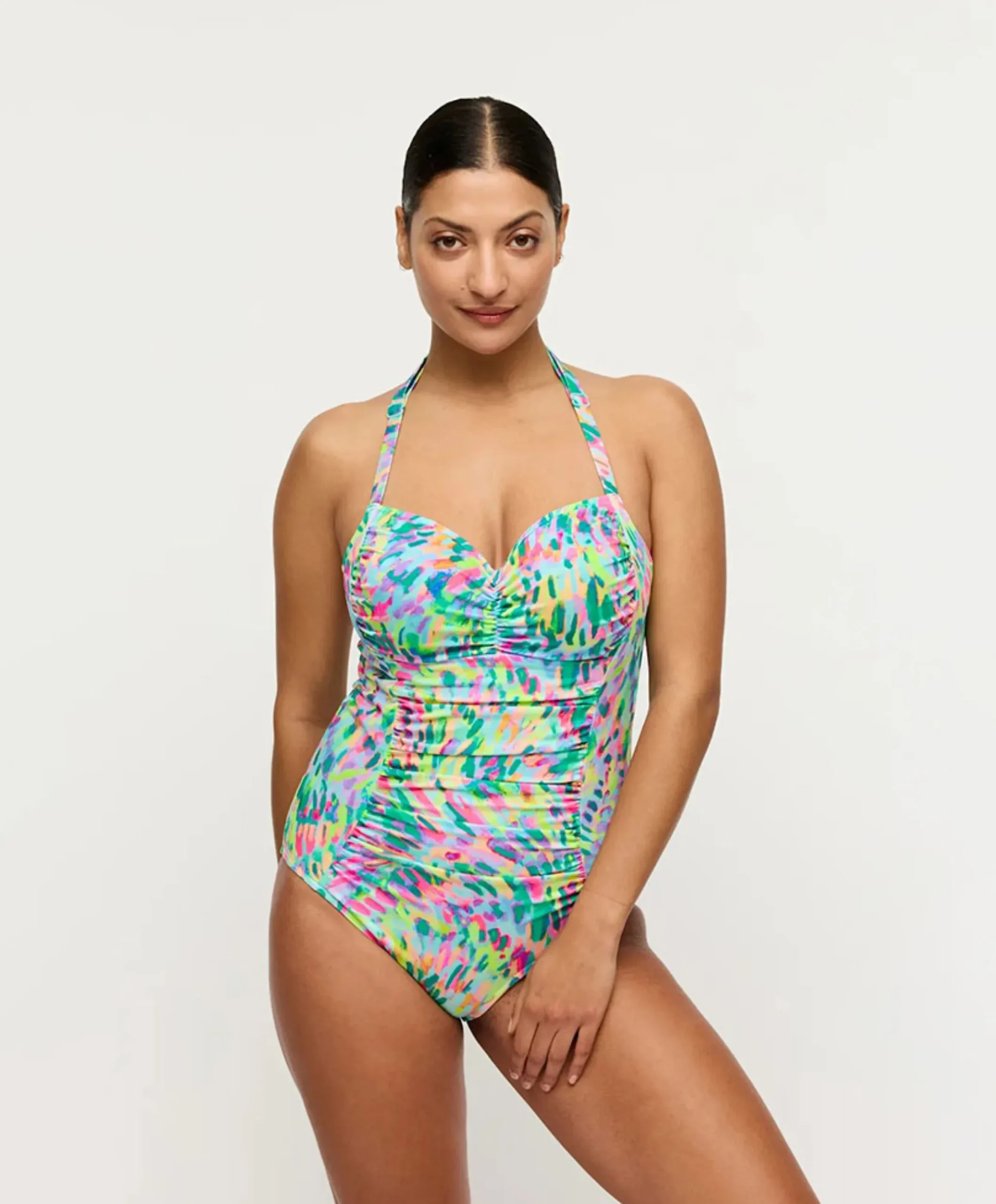 Dames badpak multicolor