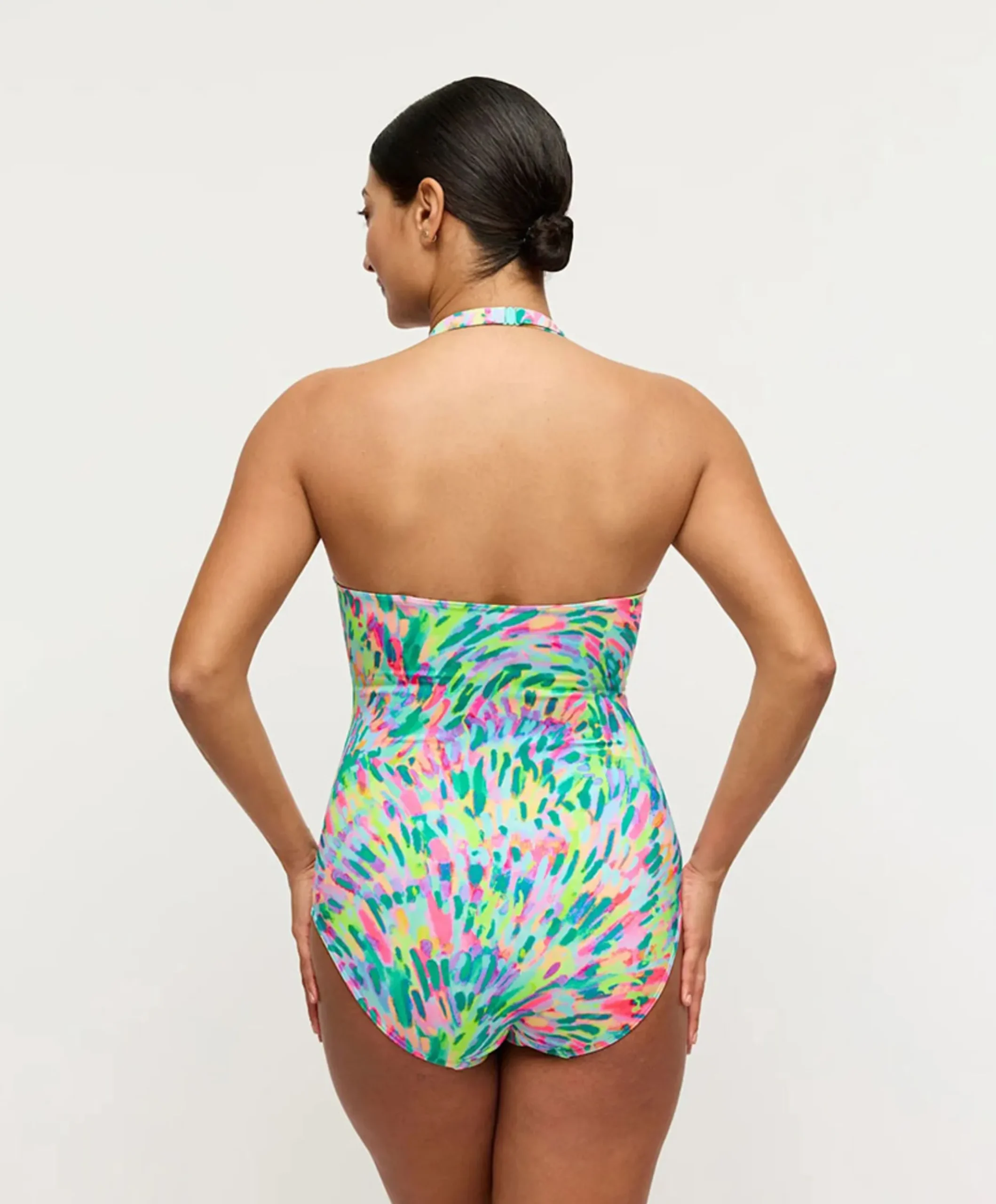 Dames badpak multicolor