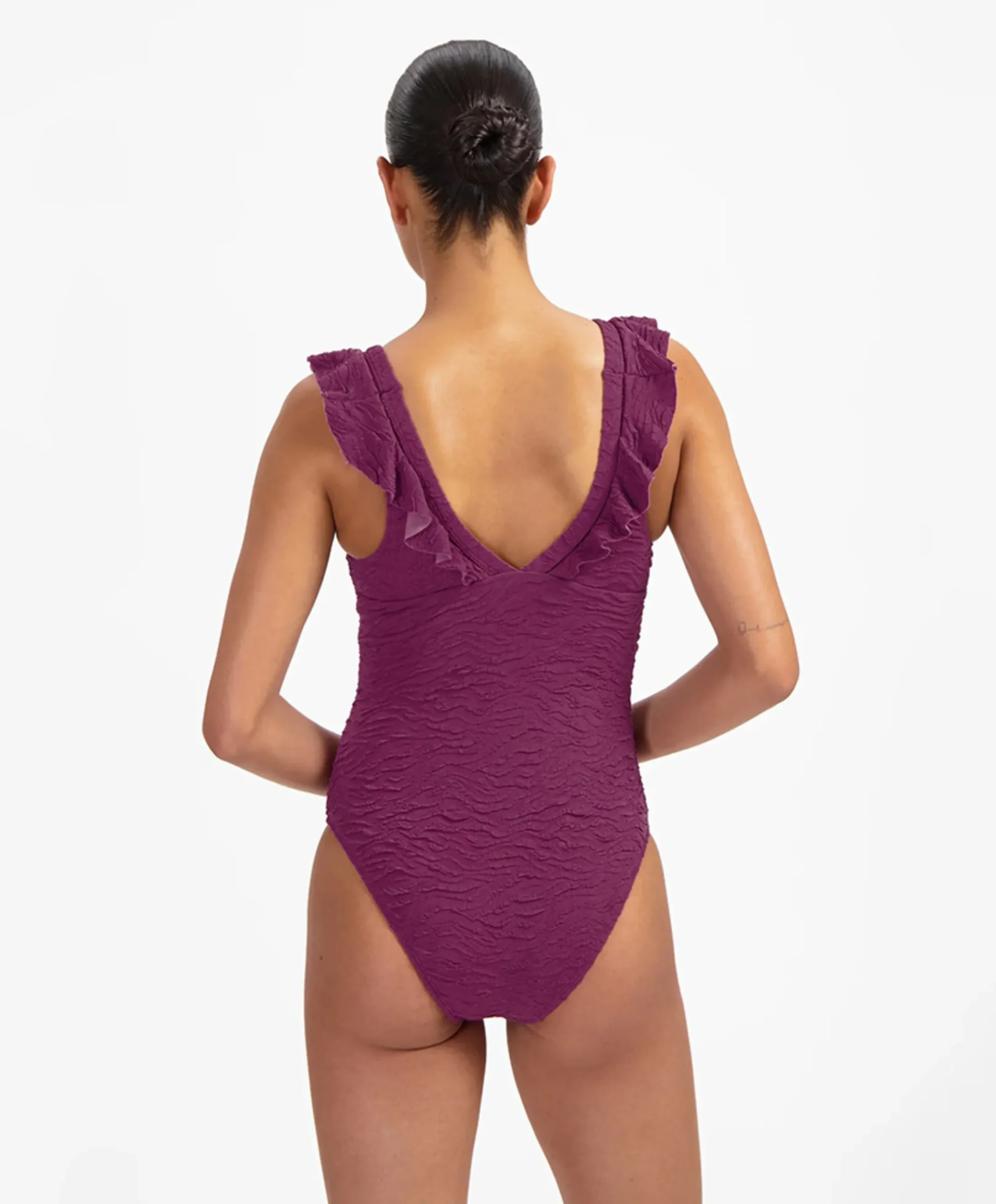 Dames badpak paars
