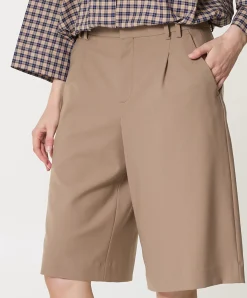 dames bermuda beige