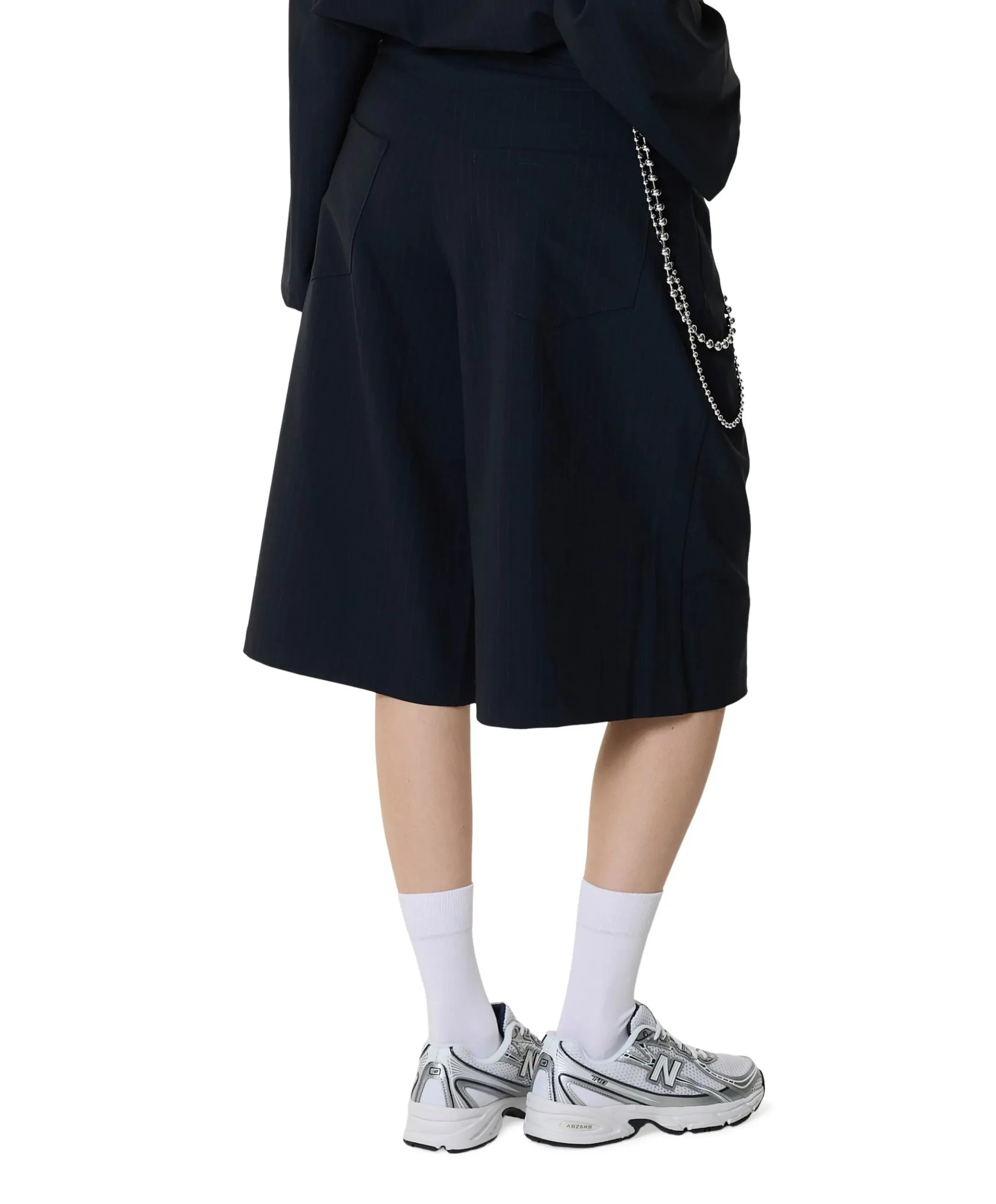 dames bermuda blauw