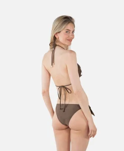 Dames bikinibroekje bruin