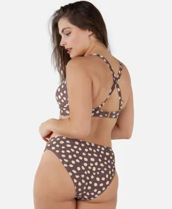 Dames bikinibroekje bruin