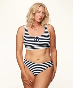 Dames bikinitop blauw