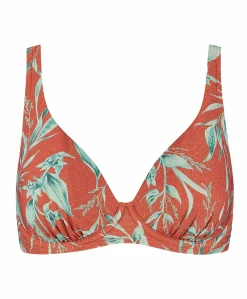 Dames bikinitop brique