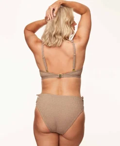 Dames bikinitop bruin
