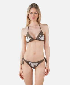 Dames bikinitop bruin