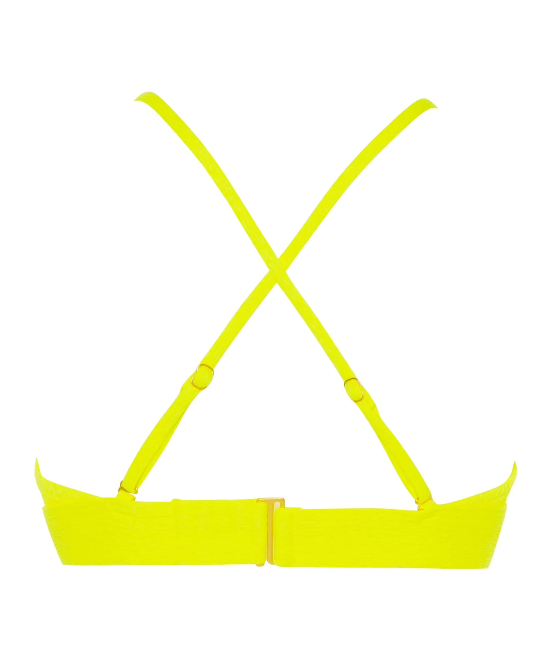 Dames bikinitop geel