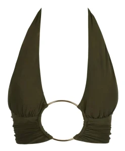 Dames bikinitop groen