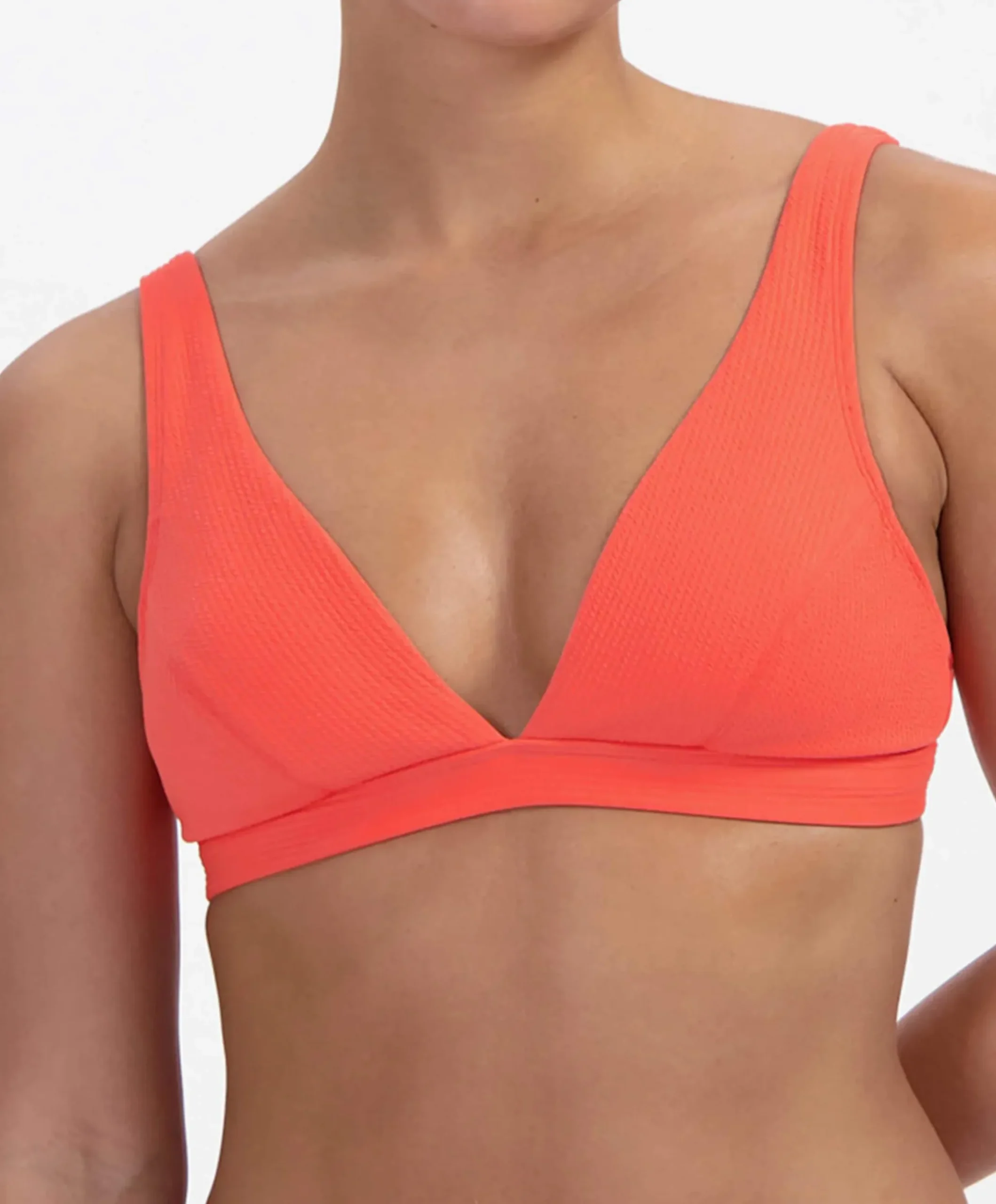 Dames bikinitop oranje