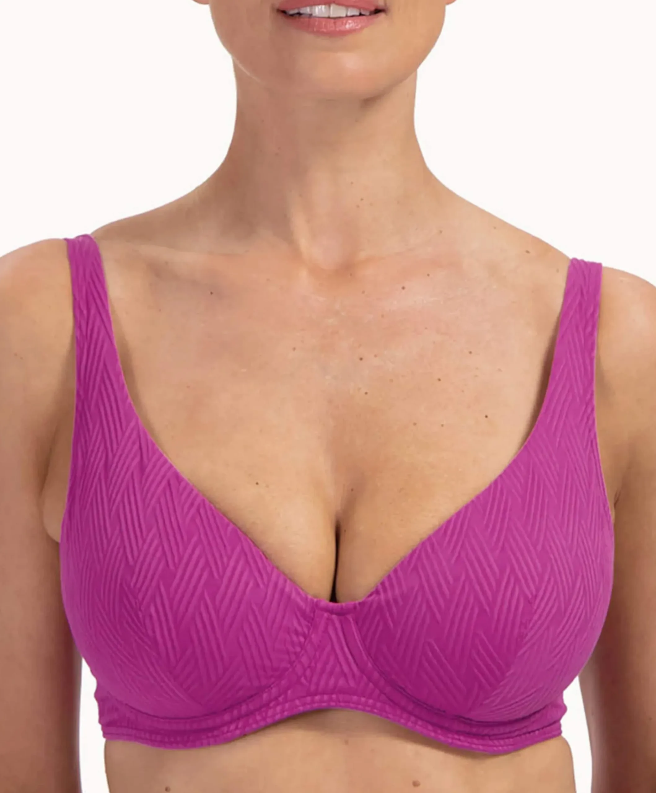 Dames bikinitop paars
