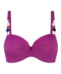 Dames bikinitop paars