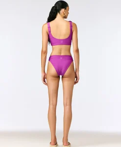 Dames bikinitop paars