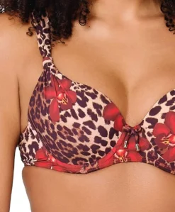 Dames bikinitop rood