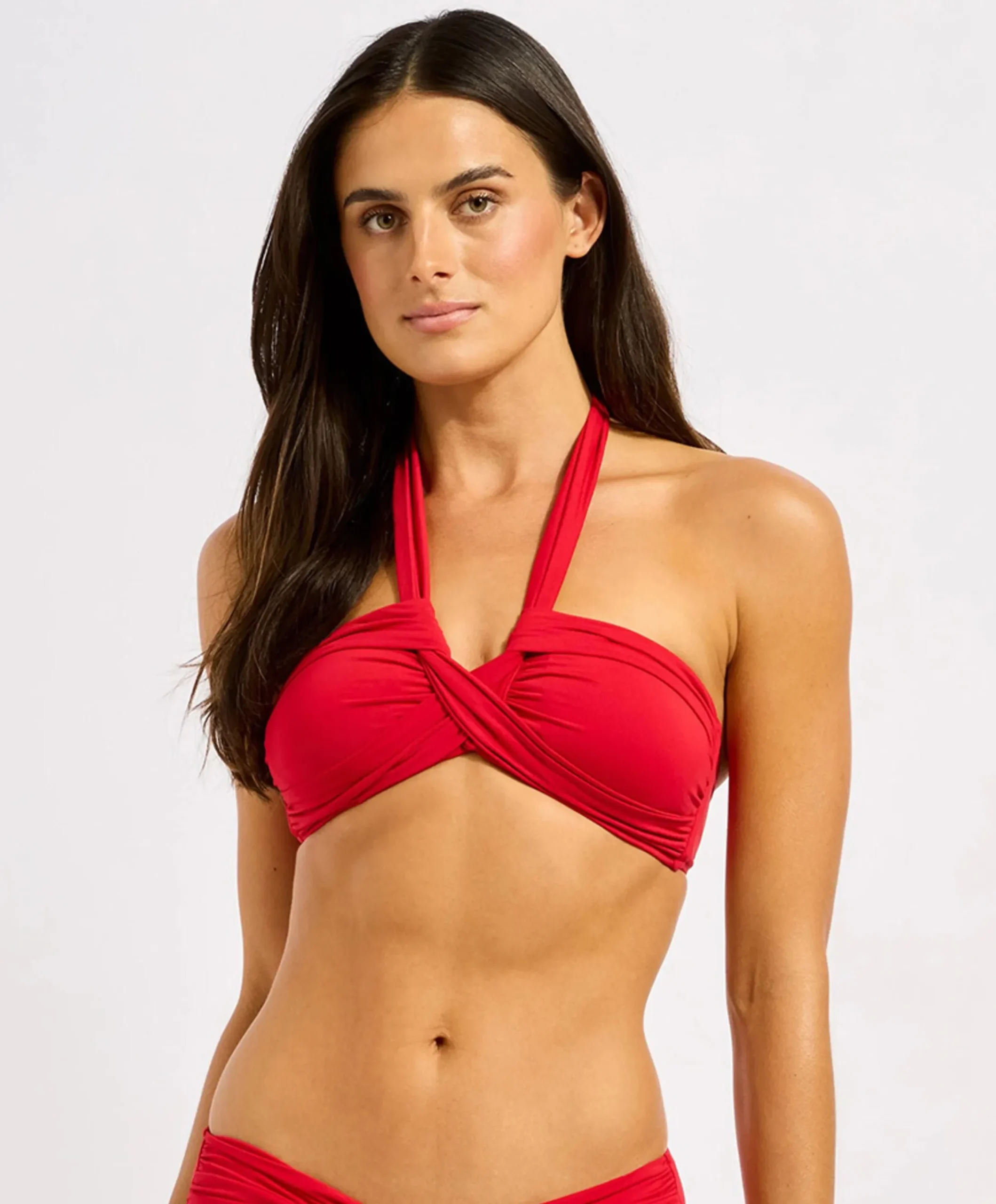 Dames bikinitop rood