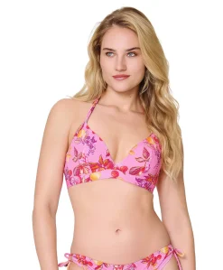 Dames bikinitop roze