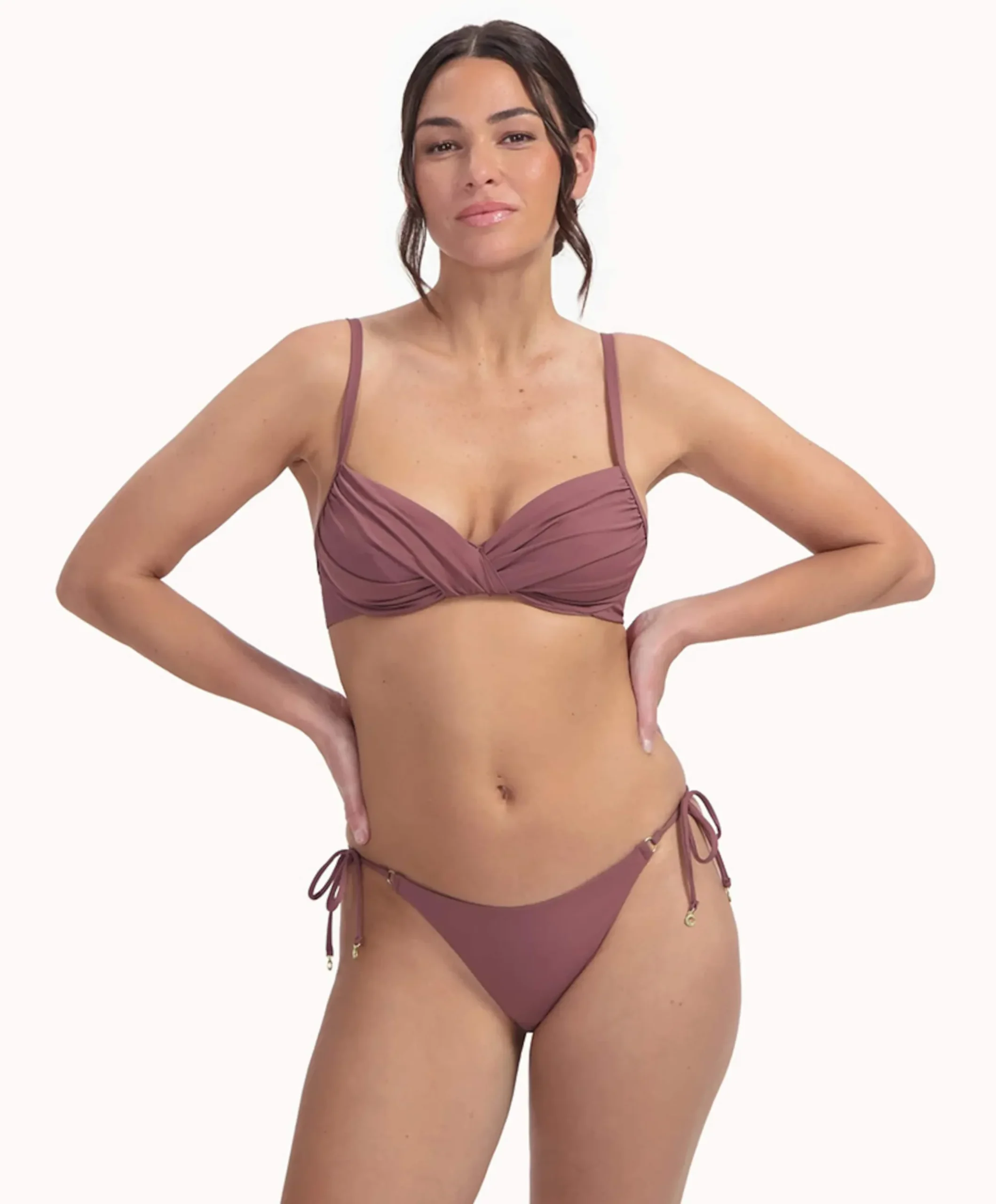 Dames bikinitop roze